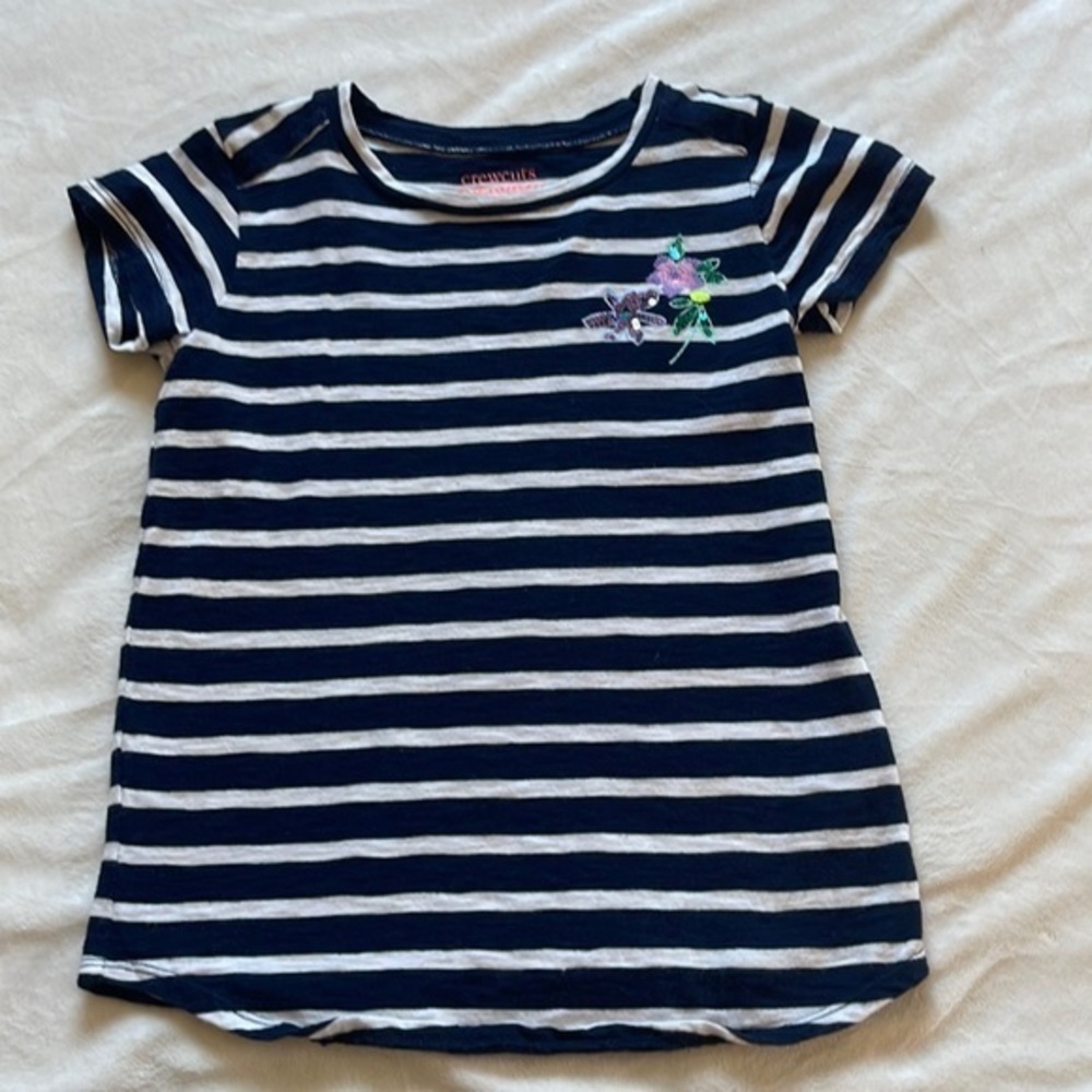 CrewCuts. Blue and white jersey size 6-7. Never worn!
